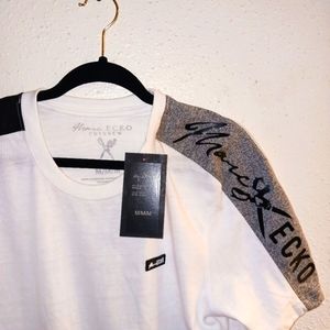Marc Ecko Medium white gray black